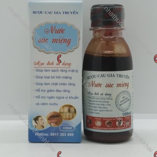 Nước súc miệng Rượu cau gia truyền chai 100ml