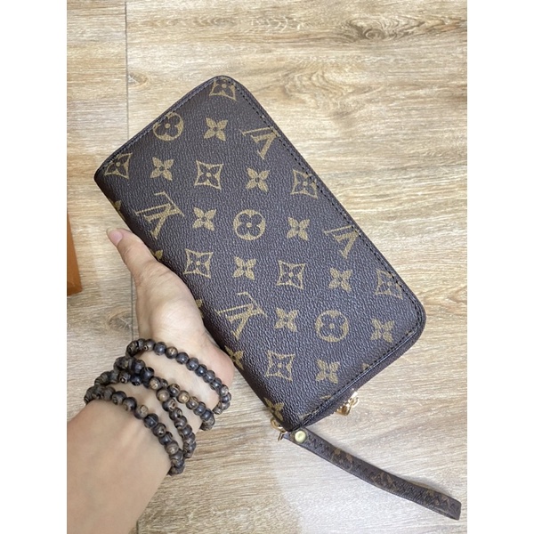 Ví 2 Dây Kéo Dài Cầm Tay có móc quai tay Full Box  Rosabeli