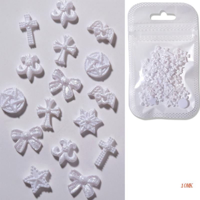 Set 50 Hạt Đá 3D Dễ Thương 10MK Đính Móng Nghệ Thuật