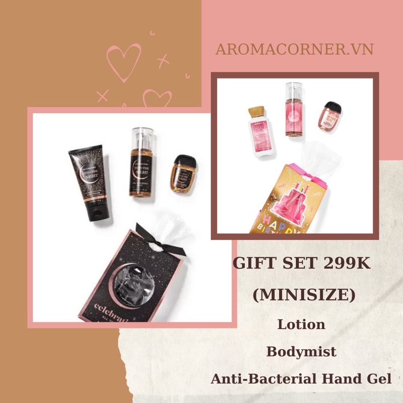 Sữa tắm, xịt thơm body, kem dưỡng body Bath&BodyWorks