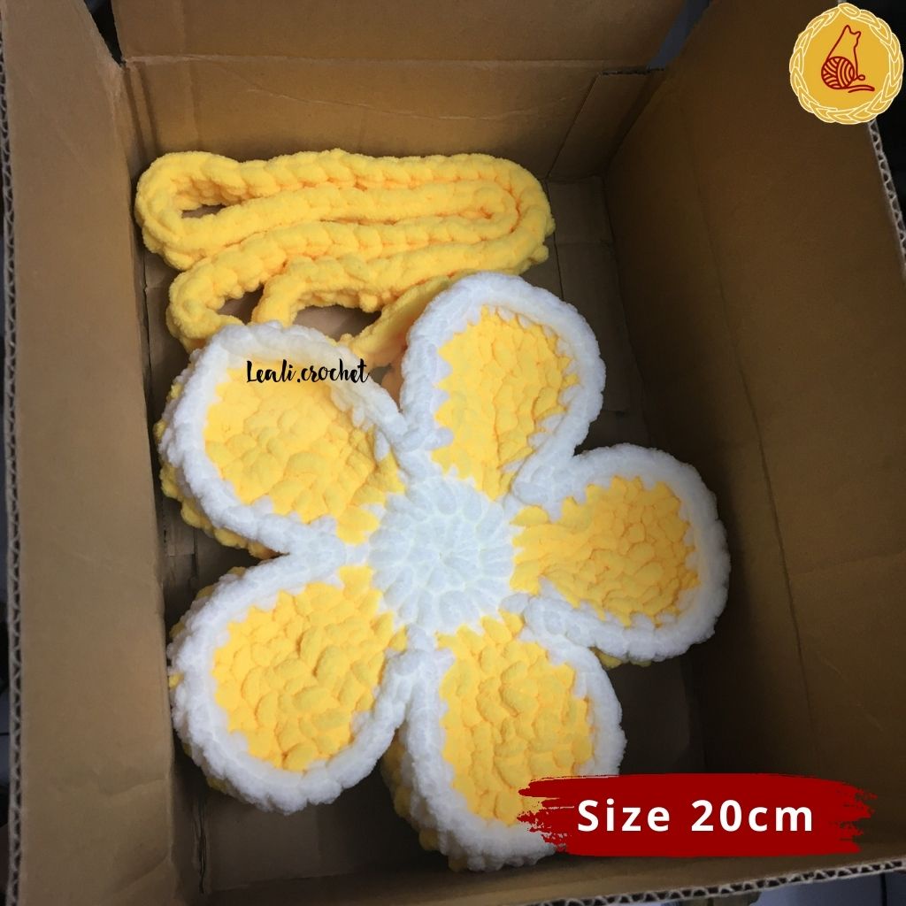 Túi len hoa Handmade cho bé, Bloom Flower Bag, Daisy len hình bông cúc