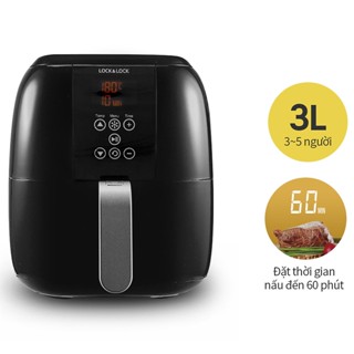 [ GIÁ SIÊU RẺ ] Nồi Chiên Không Dầu Điện Tử Lock&Lock ECF-300B (3 lít) KHÔNG HỘP