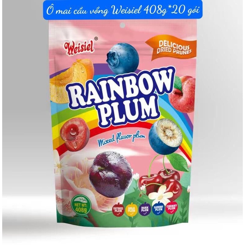 Ô mai mix đủ vị gói 408gram - Decora Store