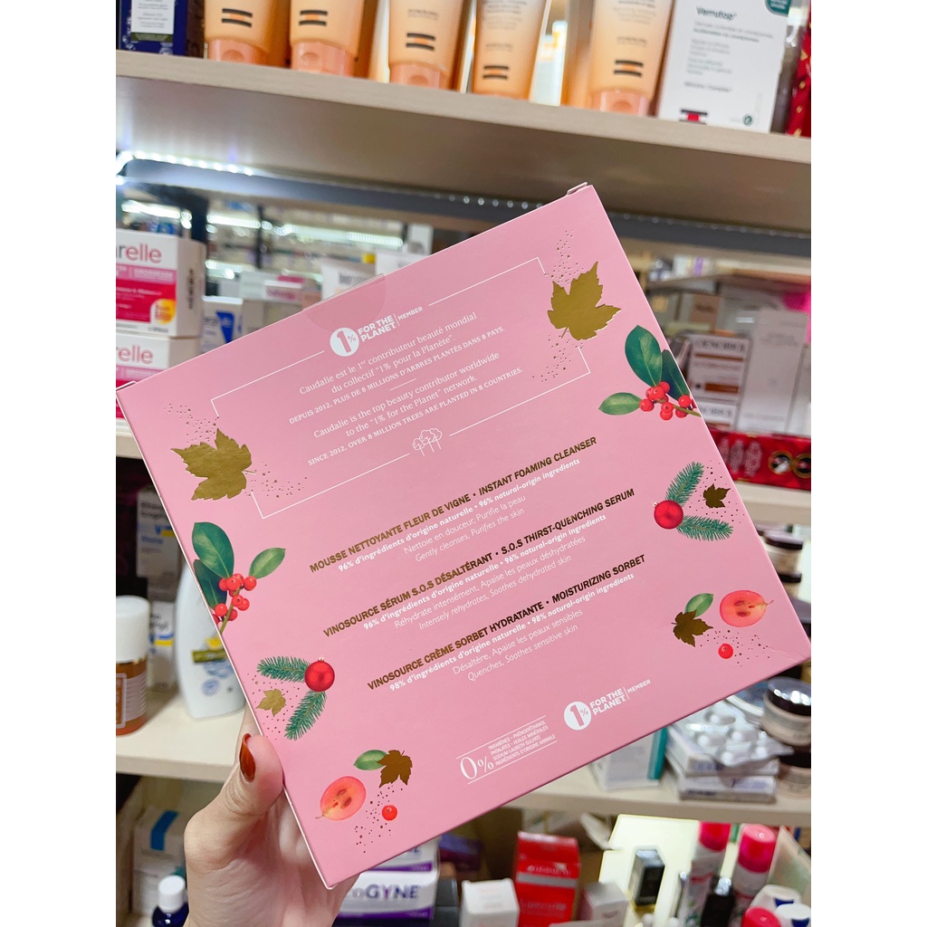 Set chăm sóc da toàn diện Caudalie Vinosource My First Essential