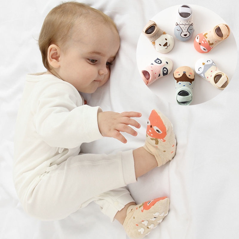 Vớ Cotton Chống Trượt Cho Bé Sàn