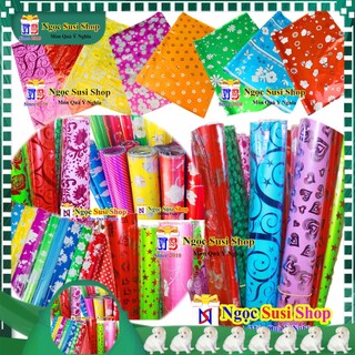 GIẤY GÓI QUÀ KIẾNG SIZE 70x50cm LOẠI CAO CẤP  - GIẤY GÓI KIẾNG GÓI QUÀ NGẪU NHIÊN MẪU MÀU [HÀNG ĐẸP]
