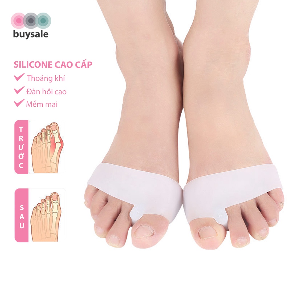 Vớ silicone SEBS chỉnh hình ngón chân cái, tách ngón chân bị Hallux Valgus - BuySales - BSPK302