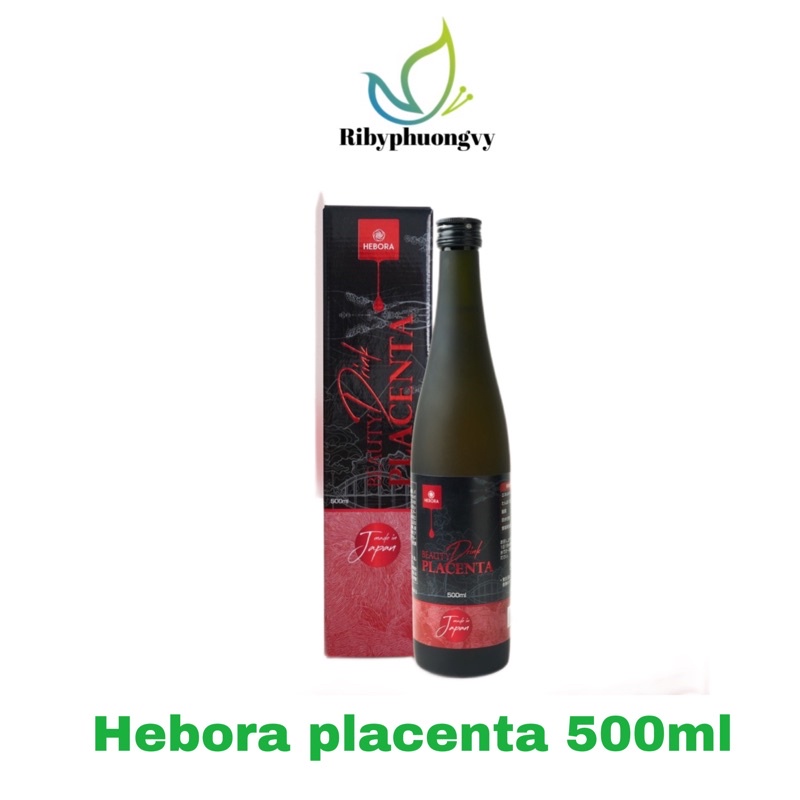 Hebora Placenta nước uống đẹp da nhau thai Nhật Bản