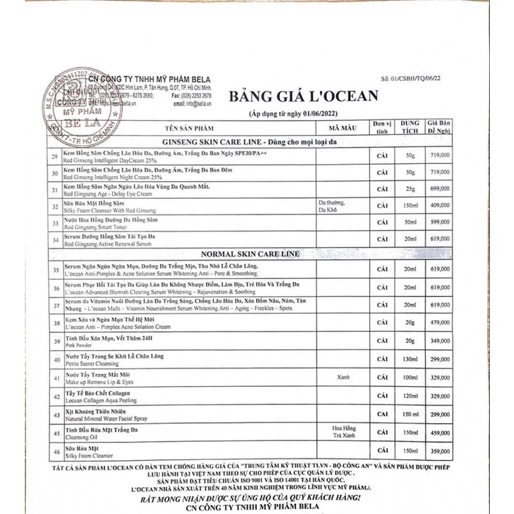 Combo Kem Hồng Sâm Locean Ngày, Đêm Và Serum Hồng Sâm