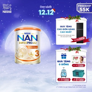 Sản phẩm dinh dưỡng công thức Nestlé NAN INFINIPRO A2 3 lon 800g