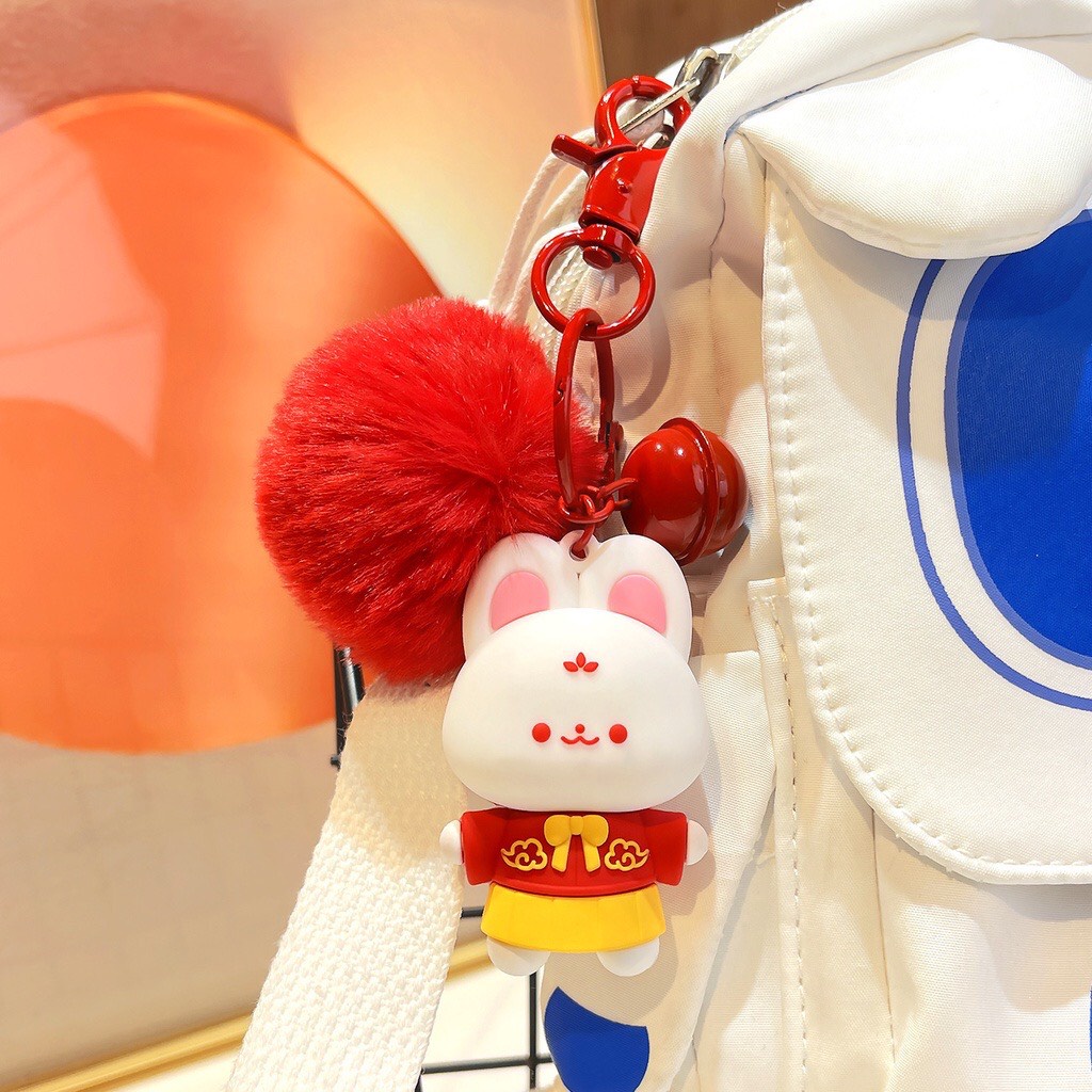 Móc Khóa Chúc Mừng Năm Mới 2023 Cầu Tài Lộc Cầu Bình An Nhiều Mẫu Dễ Thương Hot Trend Phụ Kiện Túi Xách Dobi M13