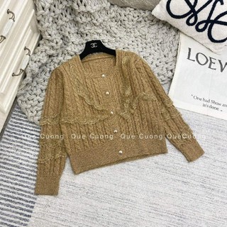 Áo len pha ren khuy giữa hàng QCL1