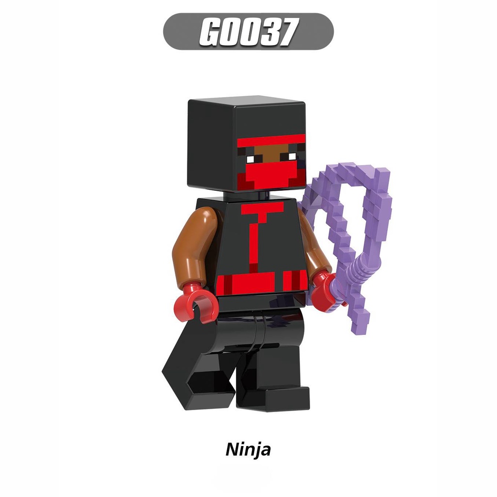 Si Mô Hình Đồ Chơi Nhân Vật Trong Game minecraft