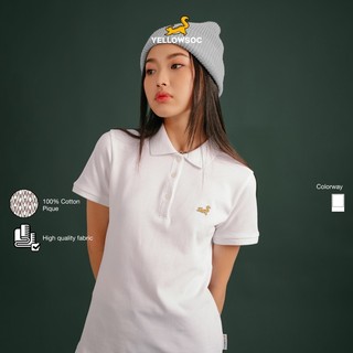 Áo Polo Yellowsoc Woman's Classic - White