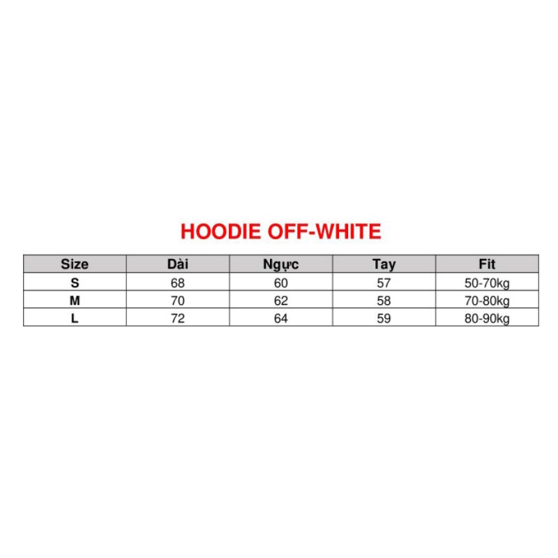 Áo Hoodie Nam Nữ Off-White