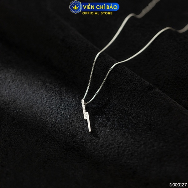 Dây chuyền Classic cách điệu bạc ý thời trang phụ kiện trang sức Viễn Chí Bảo D000127