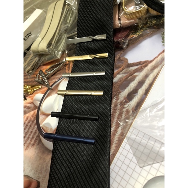 Kẹp cà vạt Nam thời trang kim loại cao cấp KCV01