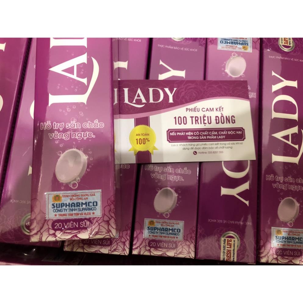 Viên Sủi Nở Ngực LADY [Chính Hãng]  Chuyên tăng kích thước vòng 1 hiệu quả tăng size săn chắc vòng 1 căng tròn Aya.lol | BigBuy360 - bigbuy360.vn