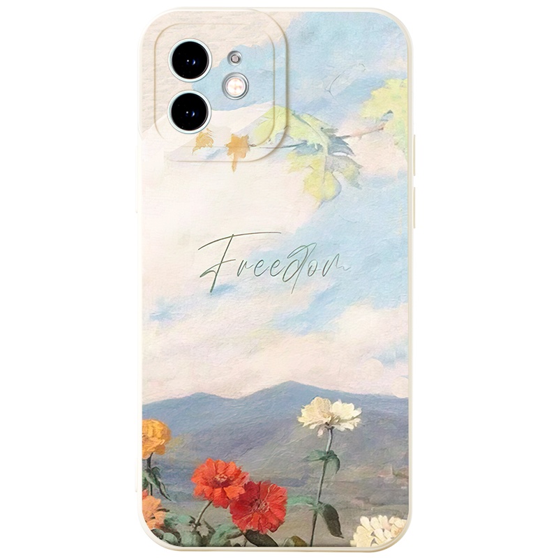 Ốp điện thoại JURSUE dễ thương đẹp độc lạ dẻo Cho iPhone 14 13 12 11 Pro Max SE 2020 X XR XS 8 7 ip 6S 6 Plus kute XYH1086