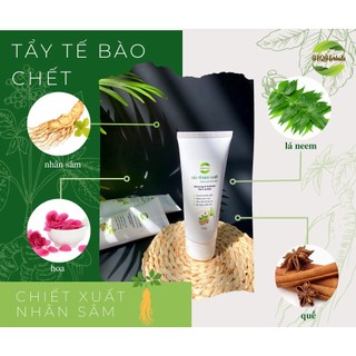 Tẩy da chết Nhân sâm - thảo dược 130g