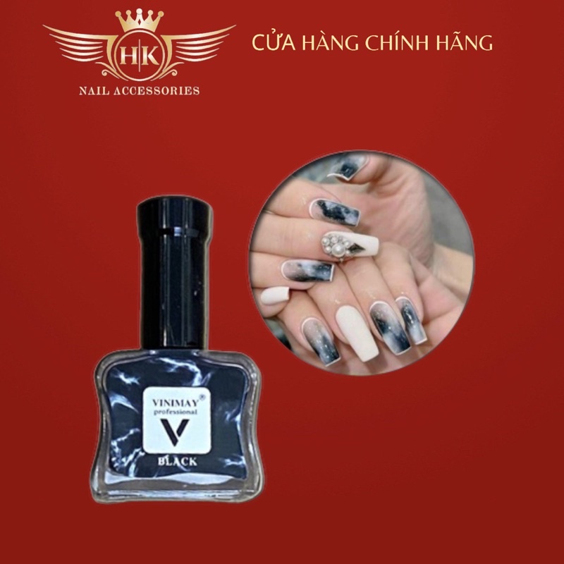 Cồn loang trắng đen vinimay HK NAIL ACCESSORIES