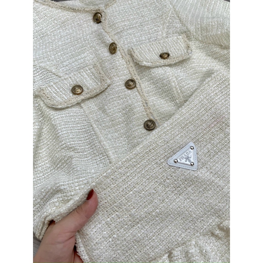 Set Dạ Thiết Kế Prada Quảng Châu Cao Cấp B001