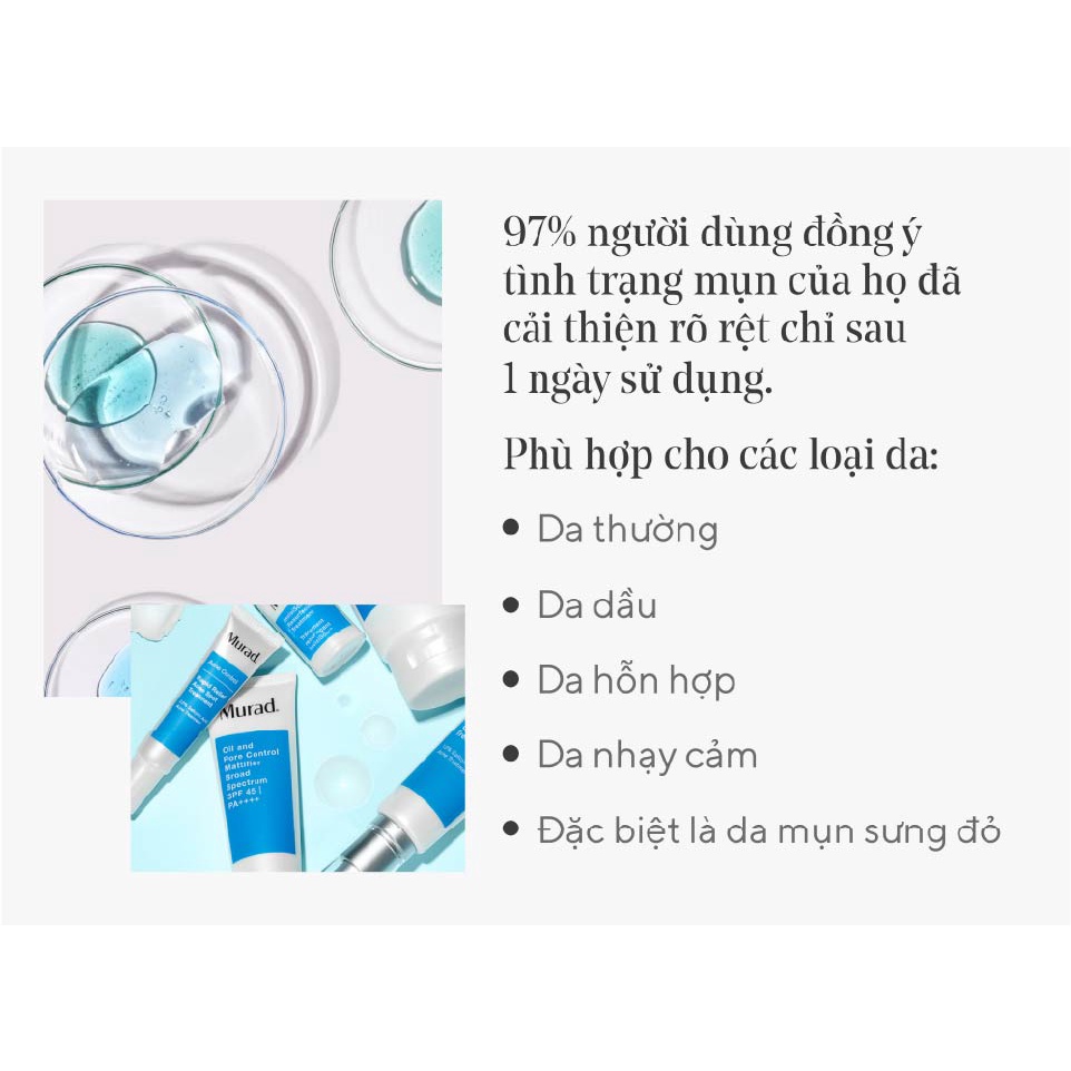 Gel chấm giảm mụn cấp tốc MURAD Rapid Relief Acne Spot Treatment 15ml