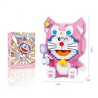 Mô Hình Lắp Ráp Doraemon Mèo Hồng