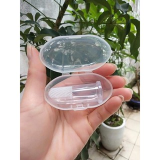Combo 5 Dụng cụ vệ sinh răng miệng cho bé silicon (tưa lưỡi)