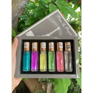 Set nước hoa pháp 6 chai dạng lăn