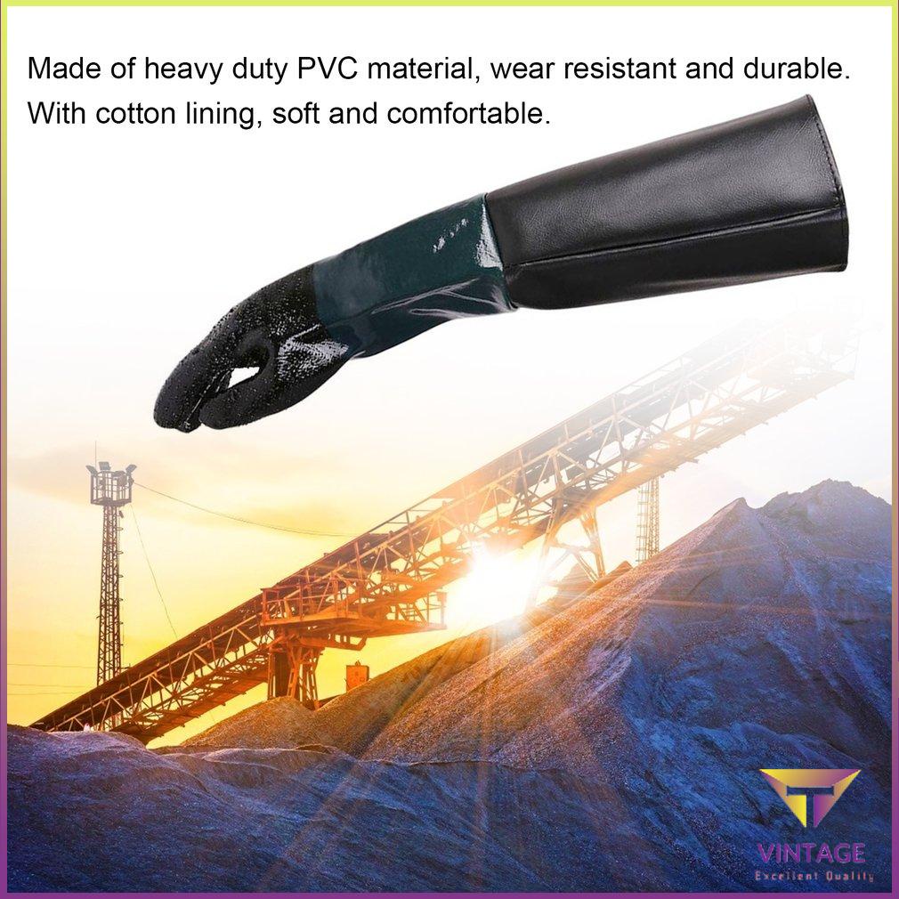 Găng tay phun cát 60Cm cho bảo hộ lao động chống trượt Sandblaster