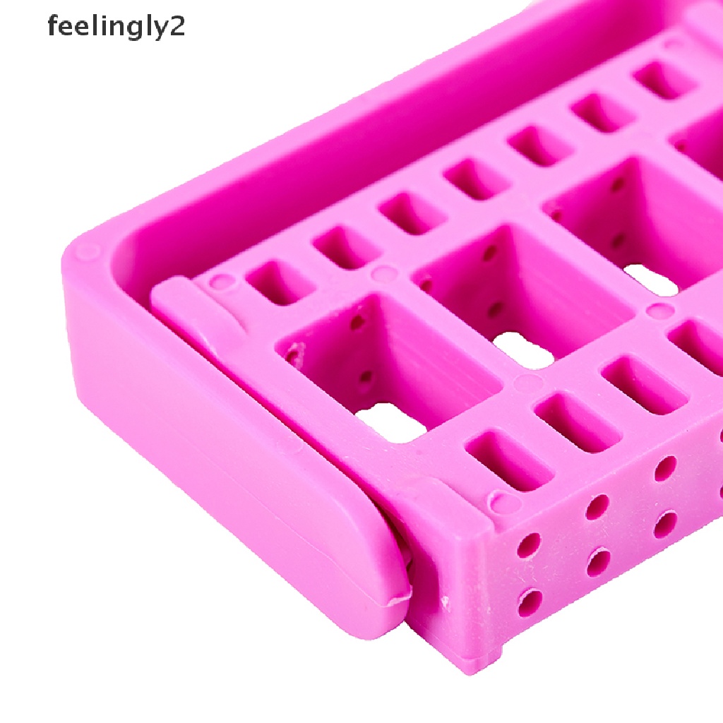 Giá Đỡ Mũi Khoan Móng Tay 8 Lỗ Trưng Bày Kèm Vỏ Bọc