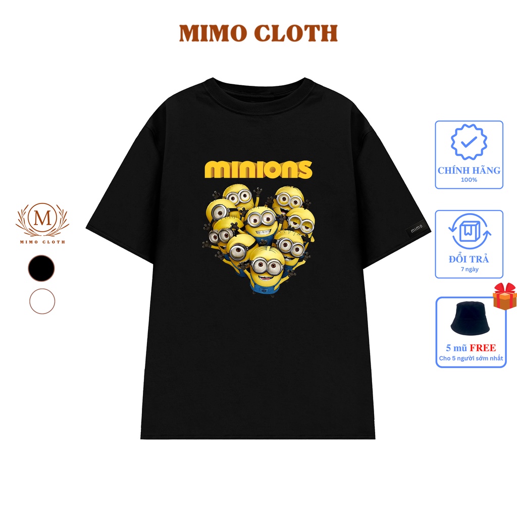 Áo Thun Local Brand Cặp Đôi Nam Nữ Unisex Minion 04