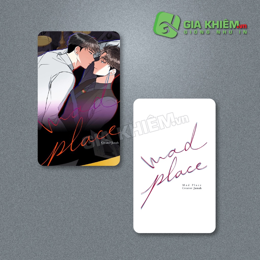 Photocard MAD PLACE - Size 9x5.5cm
