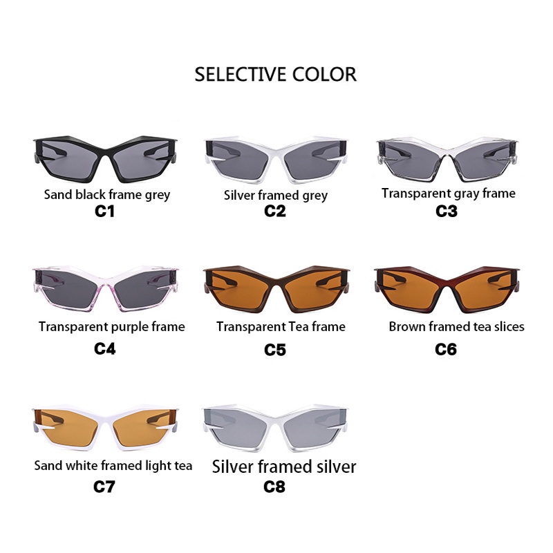 Kính Mát Y2K Phong Cách Steampunk Punk Hip Hop Thời Trang Cho Nữ