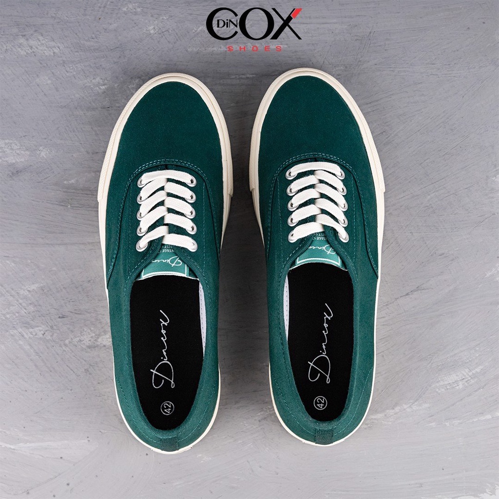 Giày Sneaker Nam Vải DINCOX E06 EVERGREEN