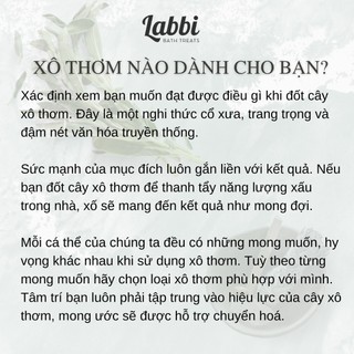 [Labbi] Xô Thơm Xanh (Blue Sage) - thu hút may mắn