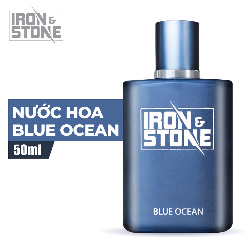 [Mã BMLTA35 giảm đến 35K đơn 99K] Nước hoa IRON & STONE Blue Ocean 50ml Z2002 - Dành cho nam