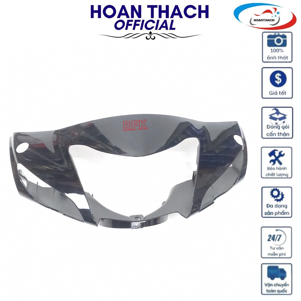 Ốp đầu trước đùm xe máy Wave RS màu đen nhựa UMV,chính hãng HOANTHACH SP001891