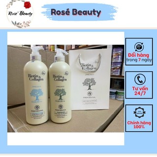 Dầu gội xả Biotin Collagen New 500ml/1000ml - Cặp dầu Gội Xả Biotin Cho mái tóc bồng bềnh suôn mượt