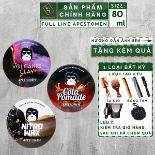 Sáp tạo kiểu apestomen - 80ml | volcanic clay, nitro wax & cola pomade