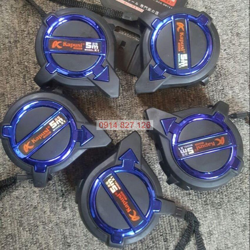 Thước rút hệ mét KAPUSI Nhật Bản chống va đập, nền trắng, chống xước 3-5-7.5m, Bh 12 tháng Kouritsu Official Store