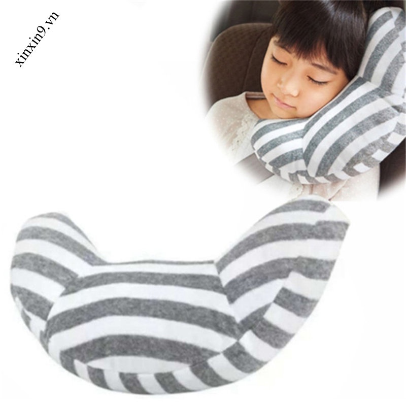 Gối Ngủ Tựa Đầu Gắn Dây Đai An Toàn Trên Xe Hơi Dành Cho Trẻ s9n