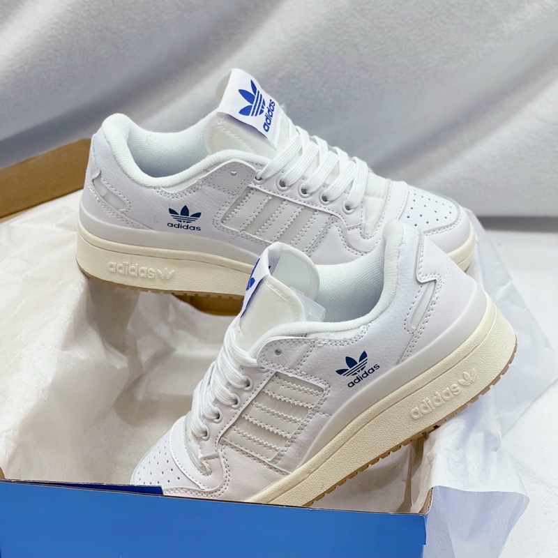 L Hàng Sẵn l Giày thể thao D.a.s 𝐅𝐨𝐫𝐮𝐦 trắng xanh hot trend 2023, giày thể thao nam nữ full bill box