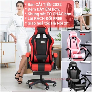 Ghế gaming, Ghế chơi game, Ghế game thủ KLV kèm gối uy tín 3 năm