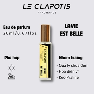 Tinh dầu nước Hoa Nữ LA VIE est belle edp chính hãng Le Clapotis 20ml thơm