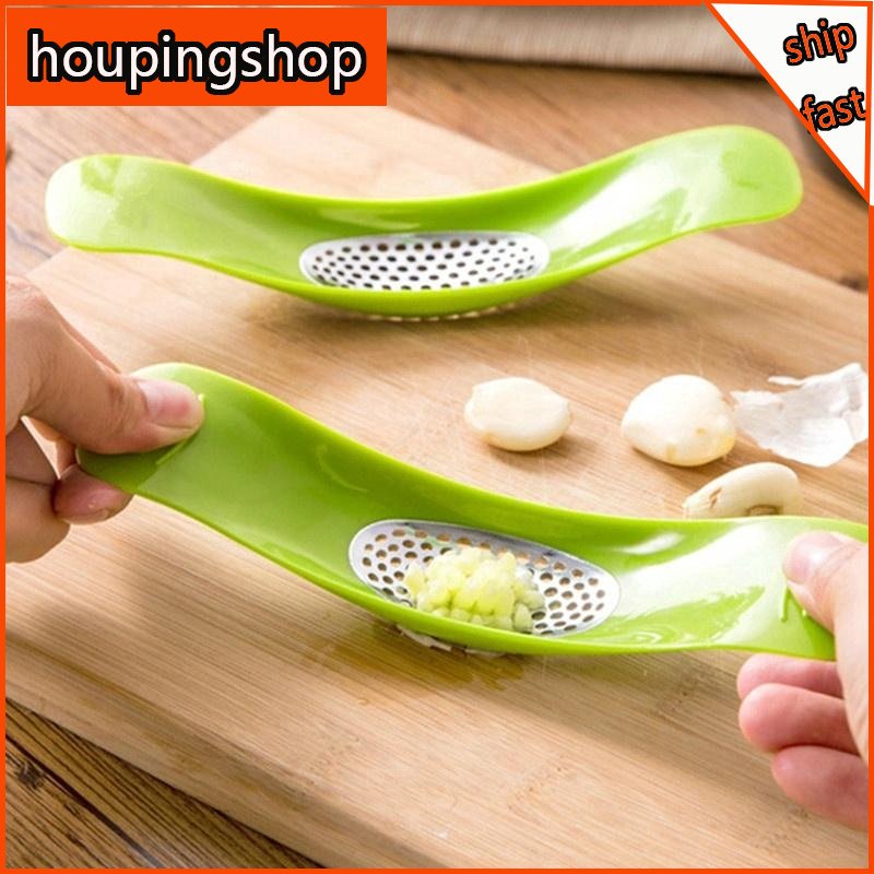 Dụng cụ dập tỏi nghiền tỏi inox dụng cụ nghiền tỏi bằng thép không gỉ Dụng cụ ép tỏi cầm tay