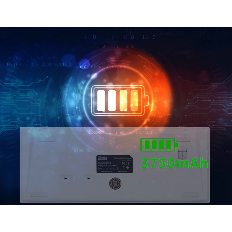 RK84 HOTSWAP - Bàn phím cơ Royal Kludge RK84 Kết Nối 3 Chế Độ Bluetooth 5.0 và Wireless 2.4G, Type C - CHÍNH HÃNG