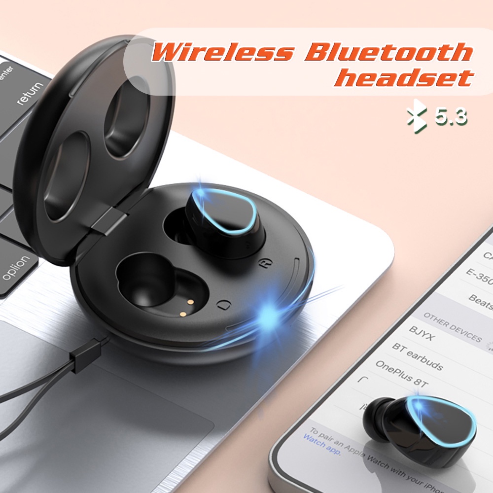 VIRWIR Tai Nghe Nhét Tai TWS Bluetooth Không Dây Chống Ồn Có Micro Tiện Dụng