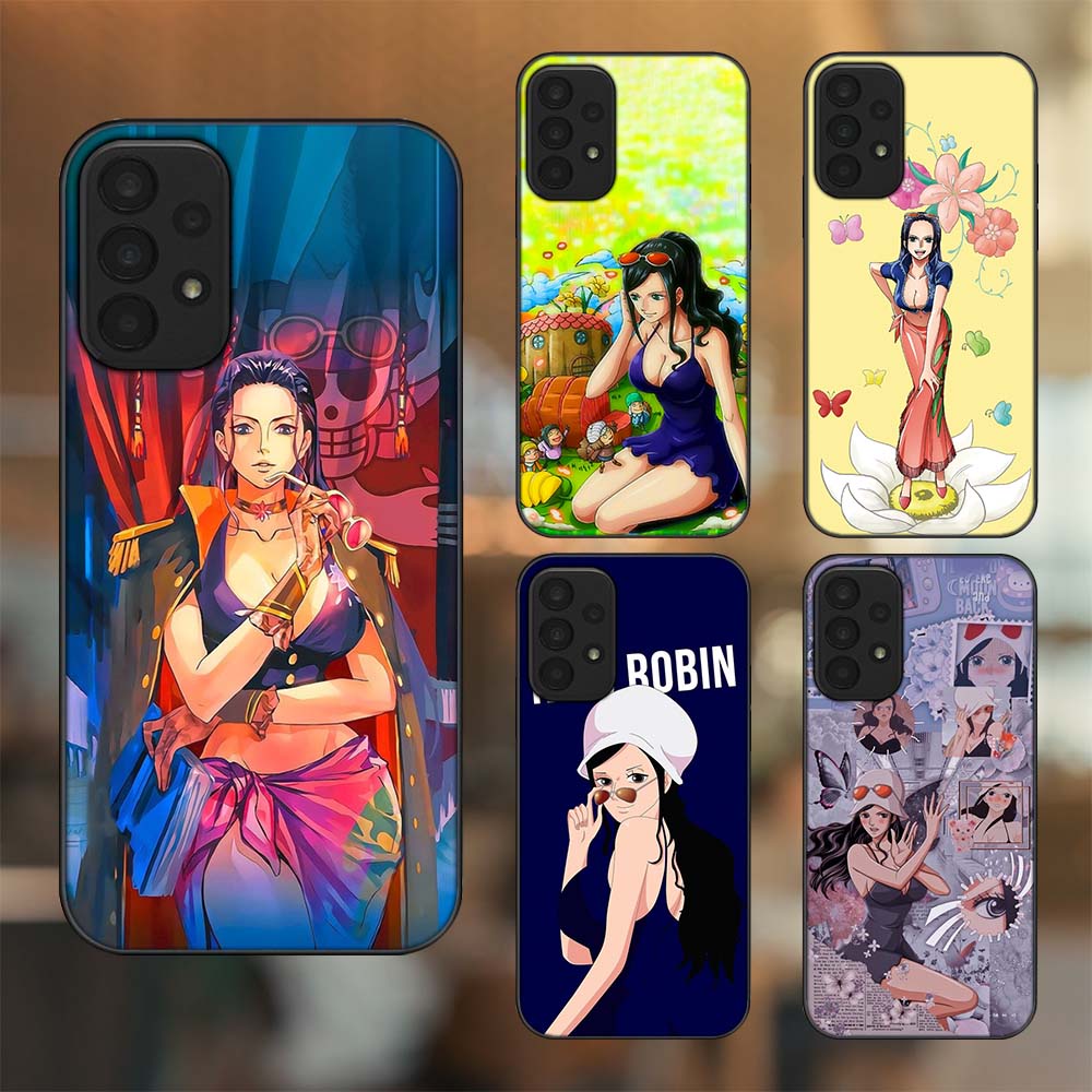Ốp lưng Samsung A23 viền đen in hình Nico Robin One Piece Đảo Hải Tặc